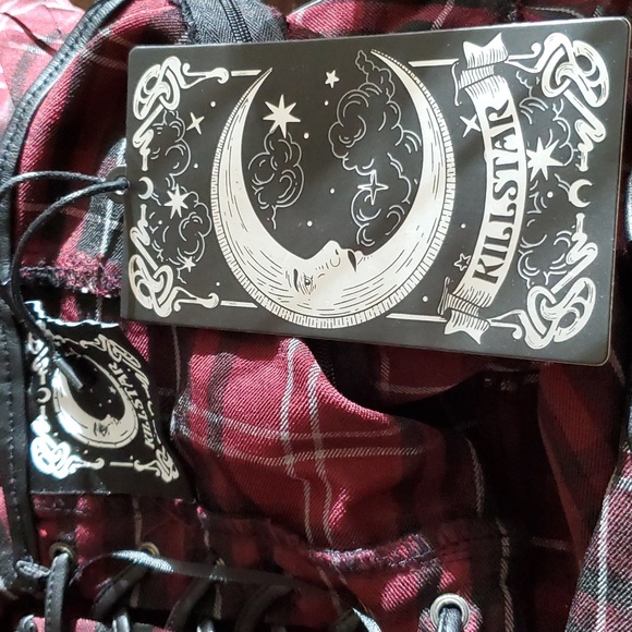 *NWT* Killstar's Rebellion Dress (Blood Tartan) - Picture 14 of 16